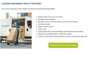 Courier policy features